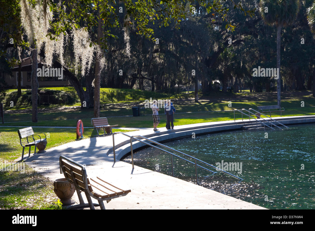 DeLeon Spring, DeLeon Springs State Park, near Deland, FL Stock Photo