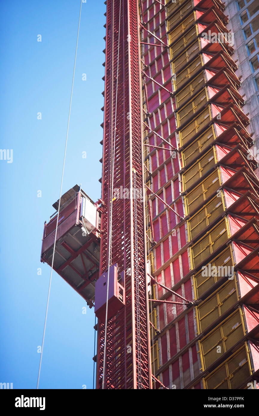 Skyscraper under construction Stock Photo