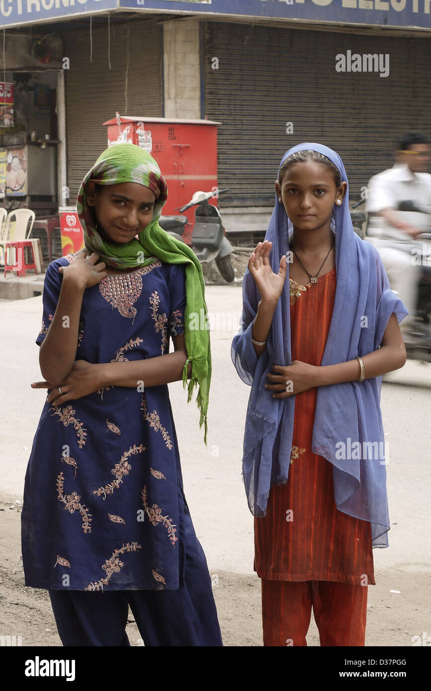 People and places of New Delhi, India Stock Photo - Alamy