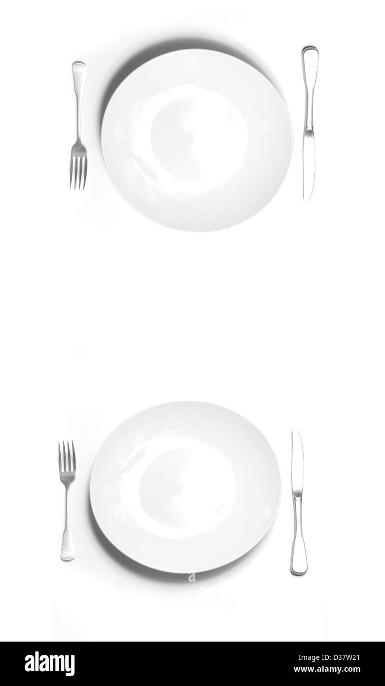 Spoon settings Cut Out Stock Images & Pictures Alamy