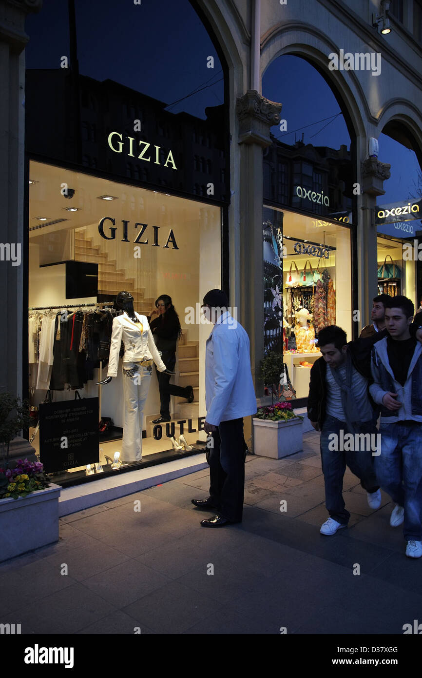 Istanbul, Turkey, the Turkish boutique fashion labels GIZIA Stock Photo -  Alamy