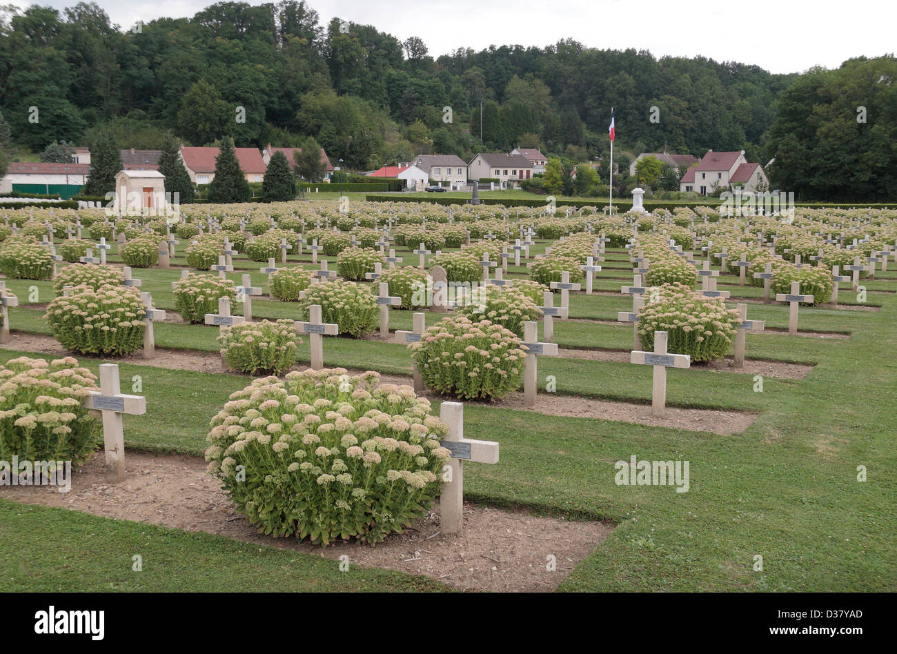 The Vailly Sur Aisne French National Cemetery Necropole Nationale the-vailly-sur-aisne-french-national-cemetery-necropole-nationale