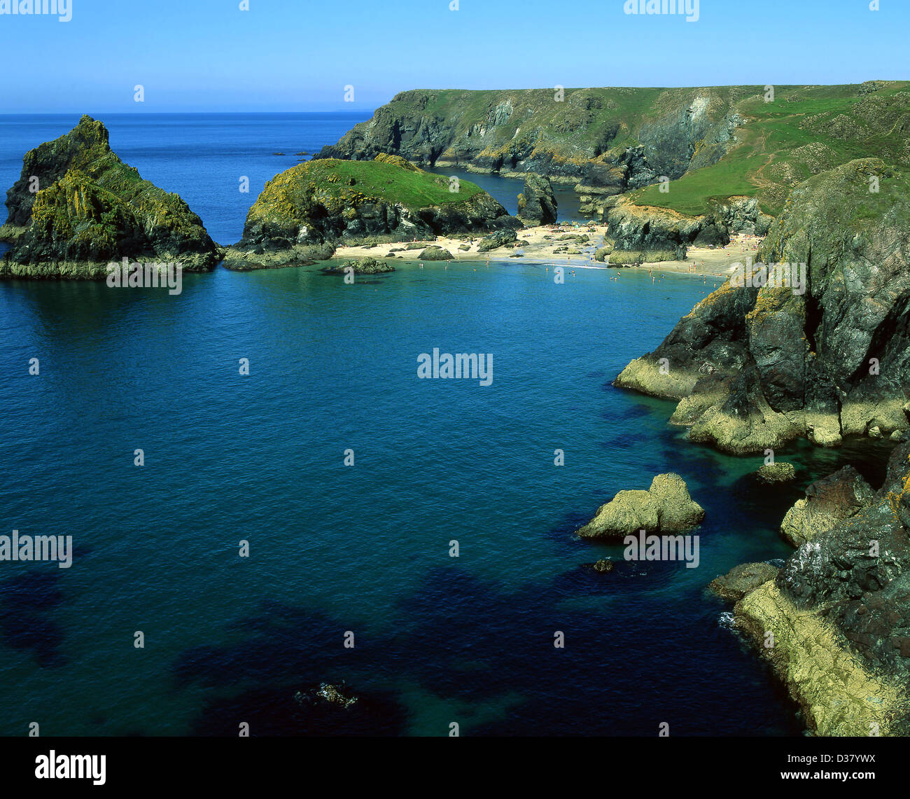 Kynance Cove is a cove on the eastern side of Mount's Bay, Cornwall