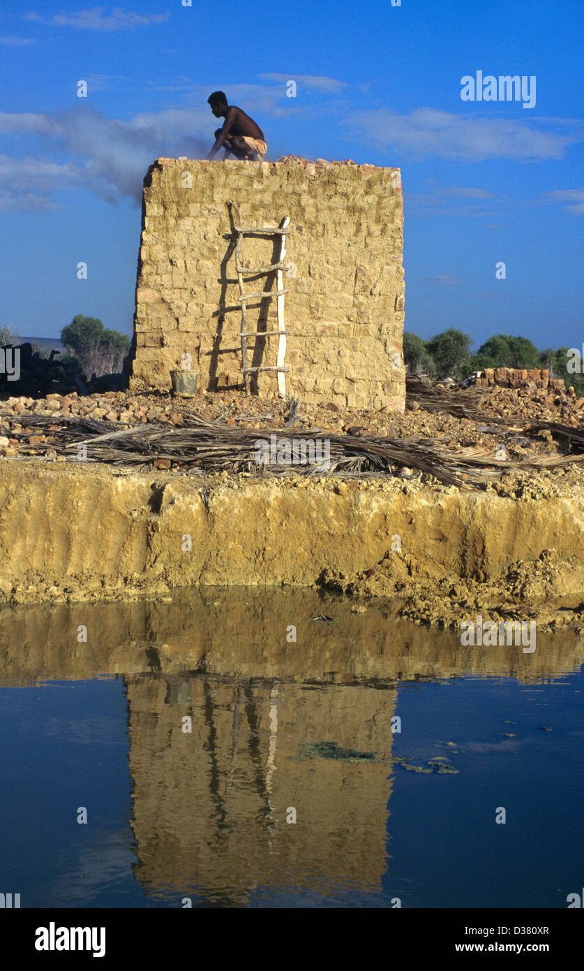 Mud Brick Oven or Mud Brick Kiln at Brickworks, Brick Works or Brick
