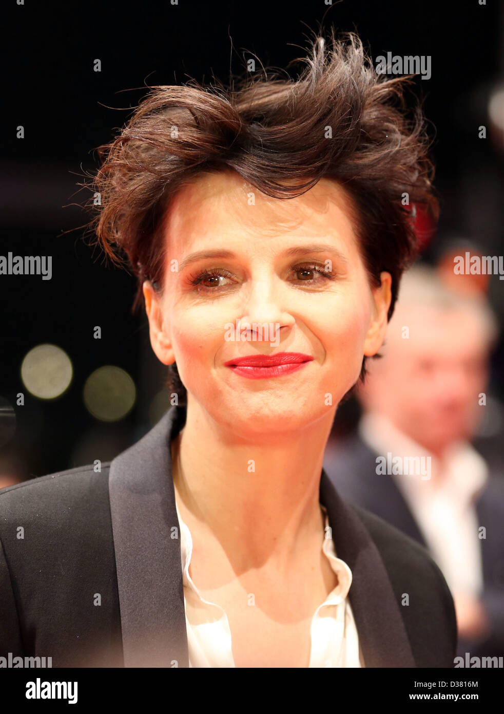 French actress Juliette Binoche arrives for the premeire of the movie 'Camille Claudel 1915' during the 63rd annual Berlin International Film Festival, in Berlin, Germany, 12 February 2013. The movie is presented in competition at the Berlinale. Photo: Kay Nietfeld/dpa Stock Photo