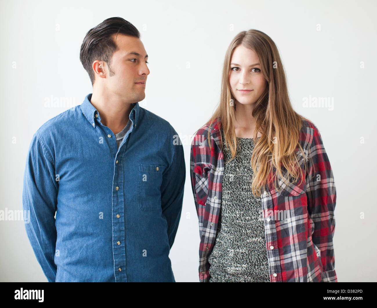 Shot young men women hi-res stock photography and images - Alamy