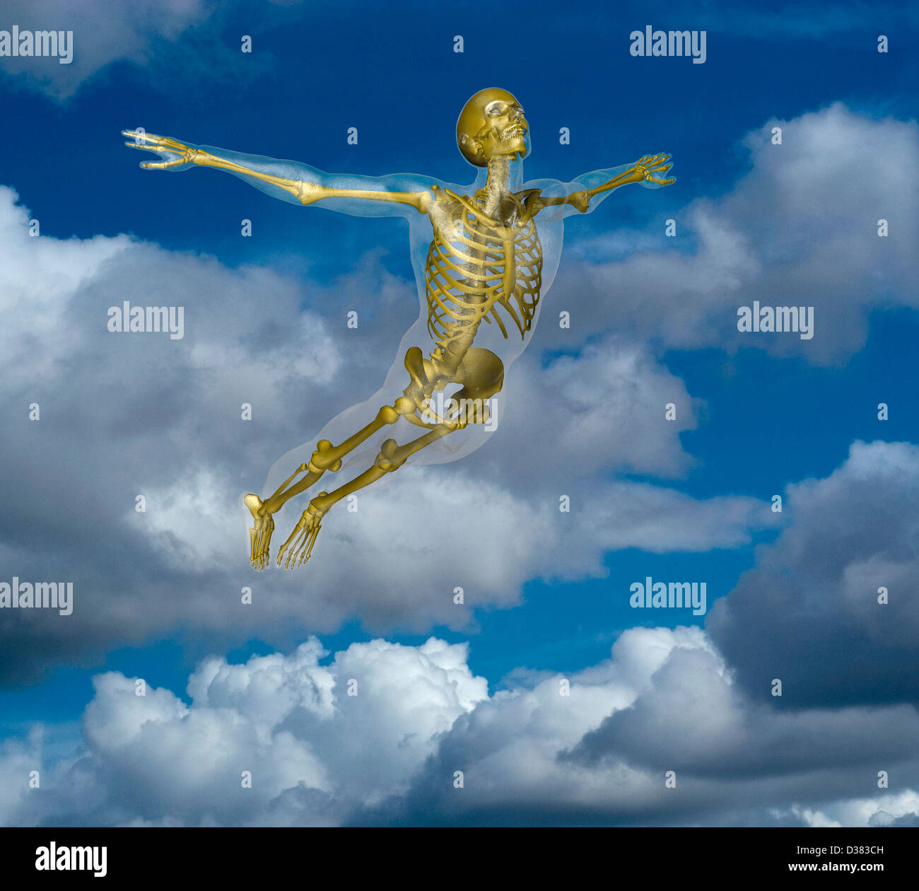 Flying human hi-res stock photography and images - Alamy