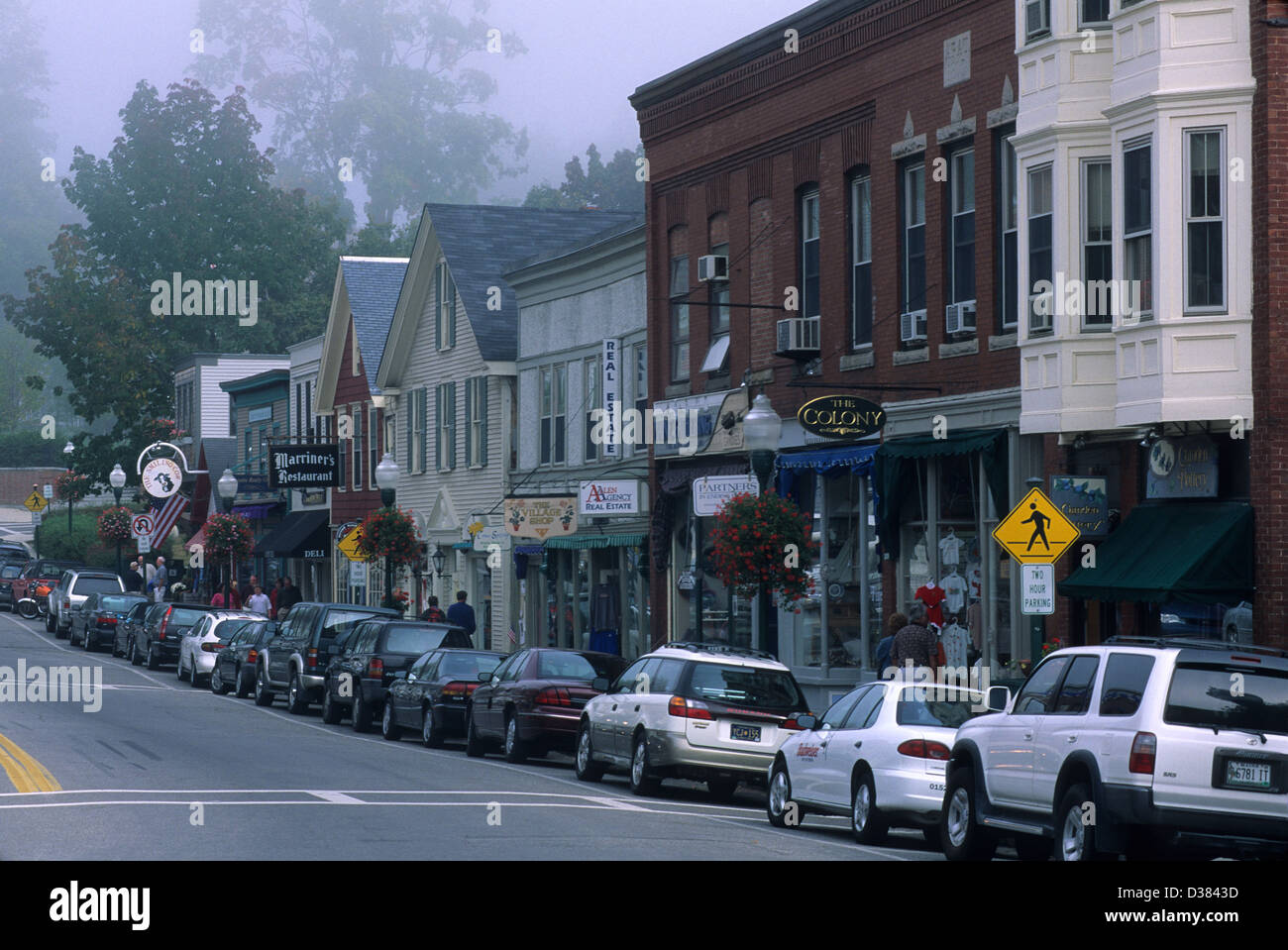 Downtown camden maine new england hires stock photography and images