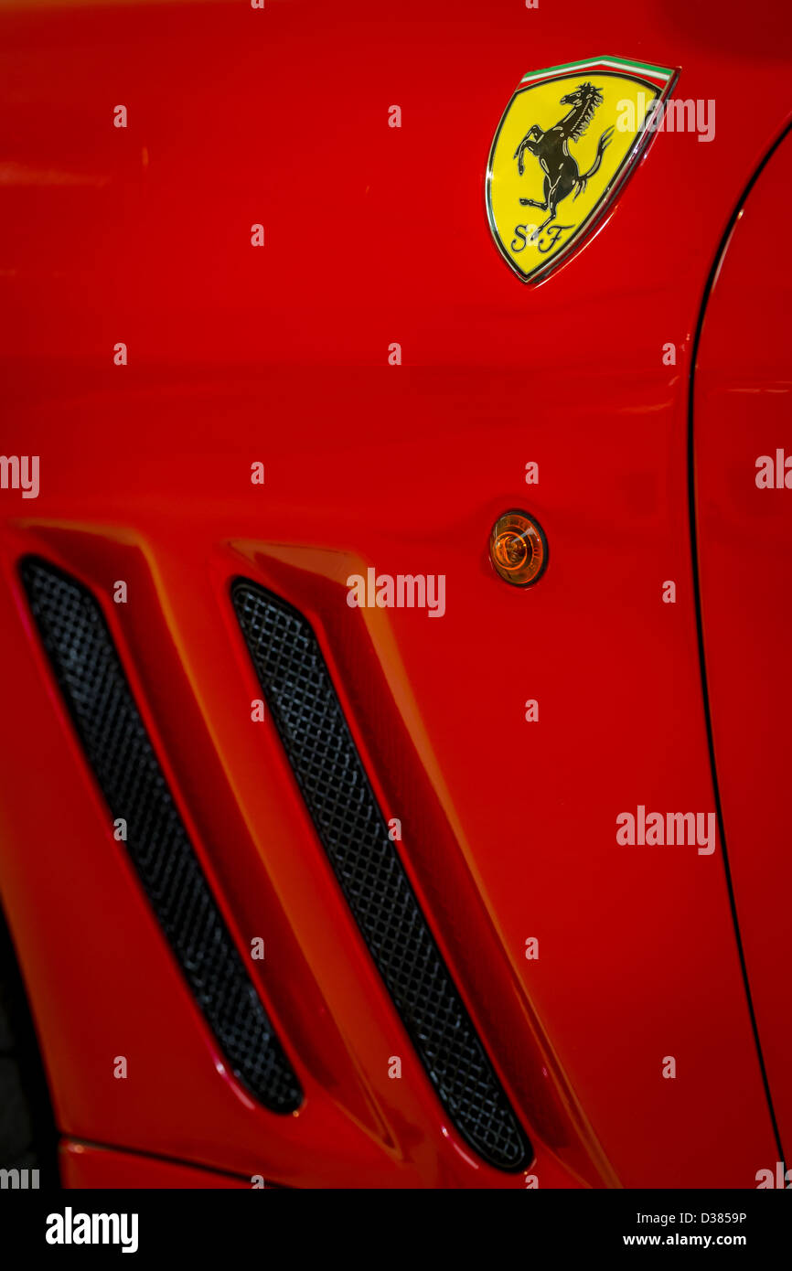 Ferrari logo - Cavallino rampante, Ferrari Museum, Moranello, Italy Stock  Photo - Alamy