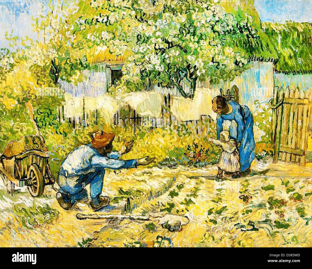 New York City The Met - Van Gogh - First Steps after Millet Stock Photo -  Alamy