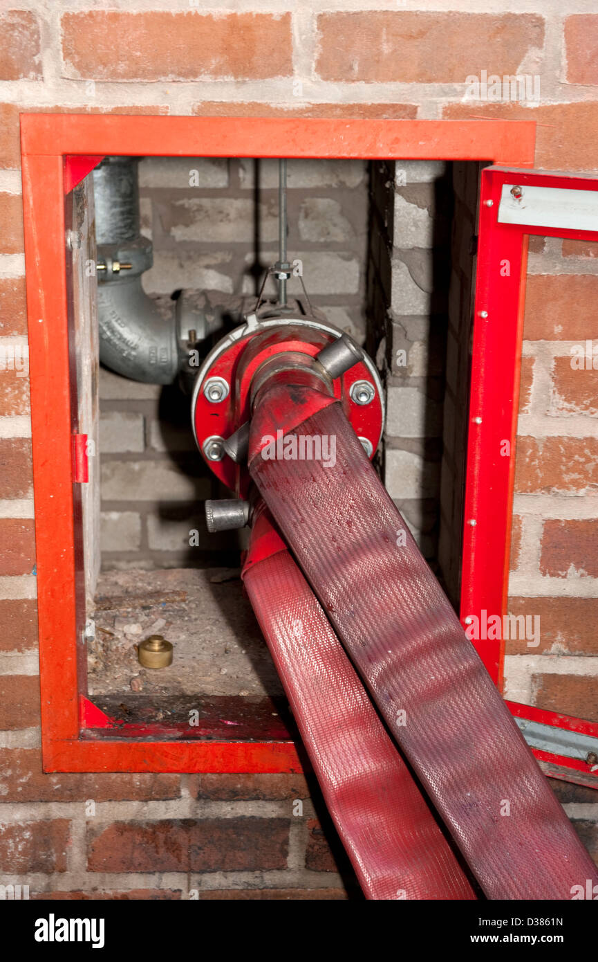 Fire Dry Riser Hose Water Inlet Valve Stock Photo 53655441 Alamy