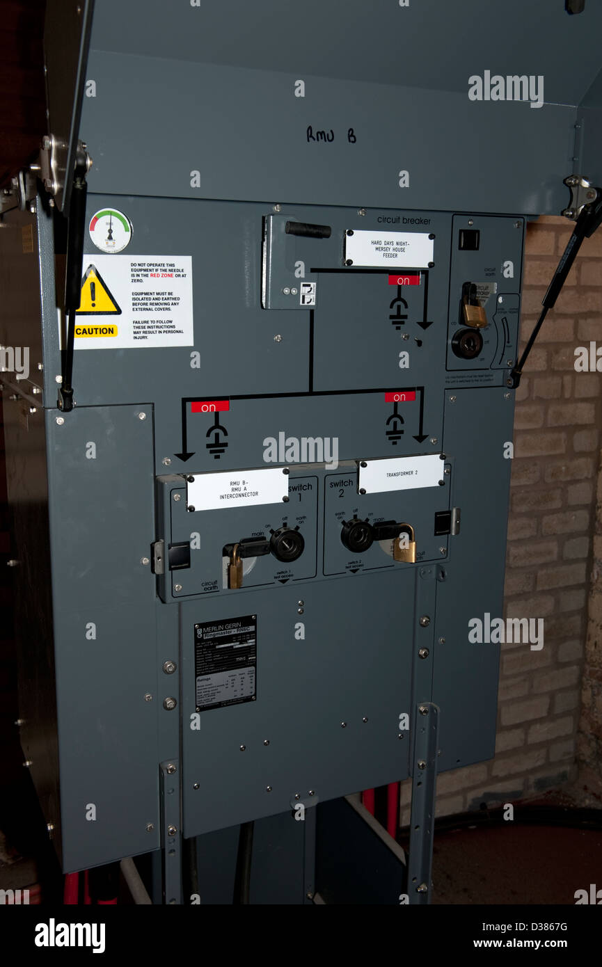 Very High Voltage Circuit Breakers Switch gear Stock Photo
