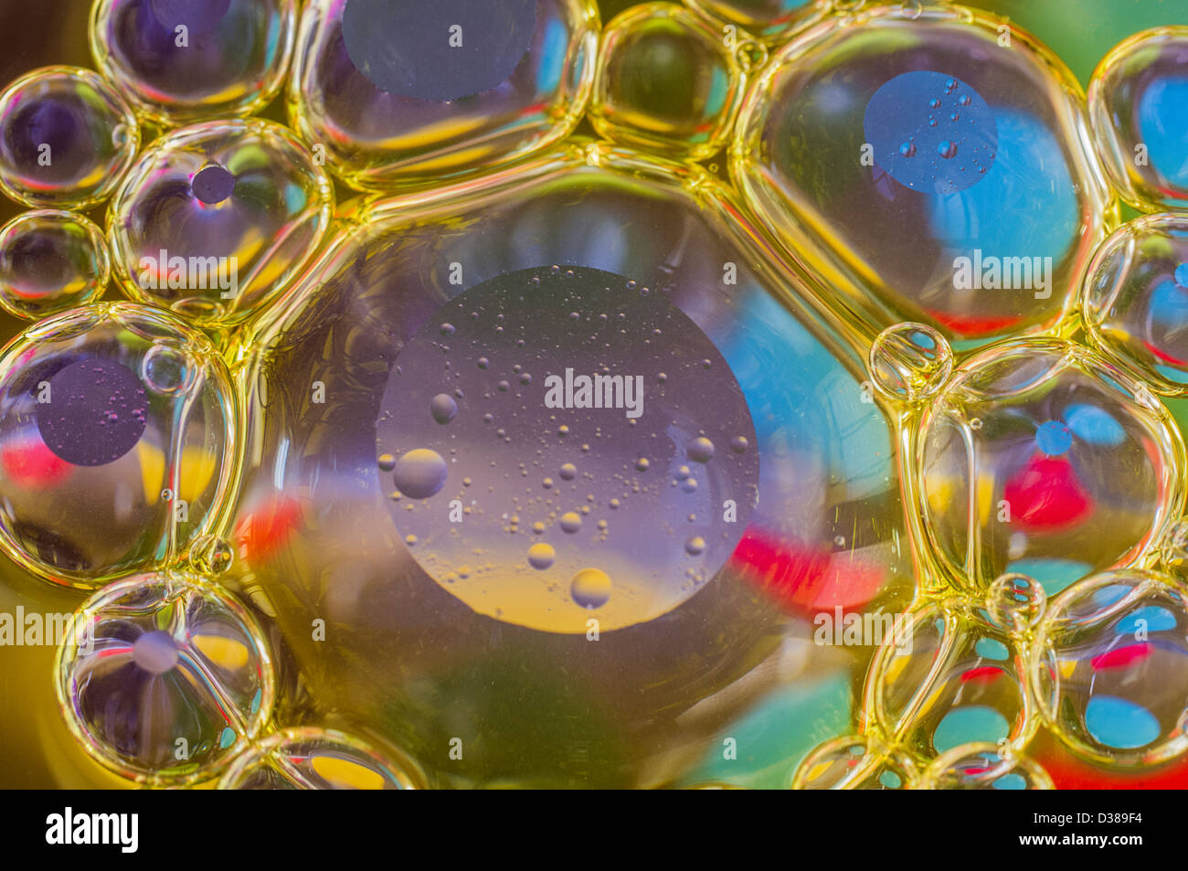 Bubbles abstract background with amazing colors Stock Photo - Alamy