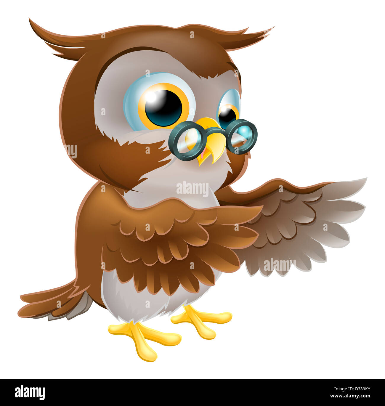 Wise owl Cut Out Stock Images & Pictures - Alamy