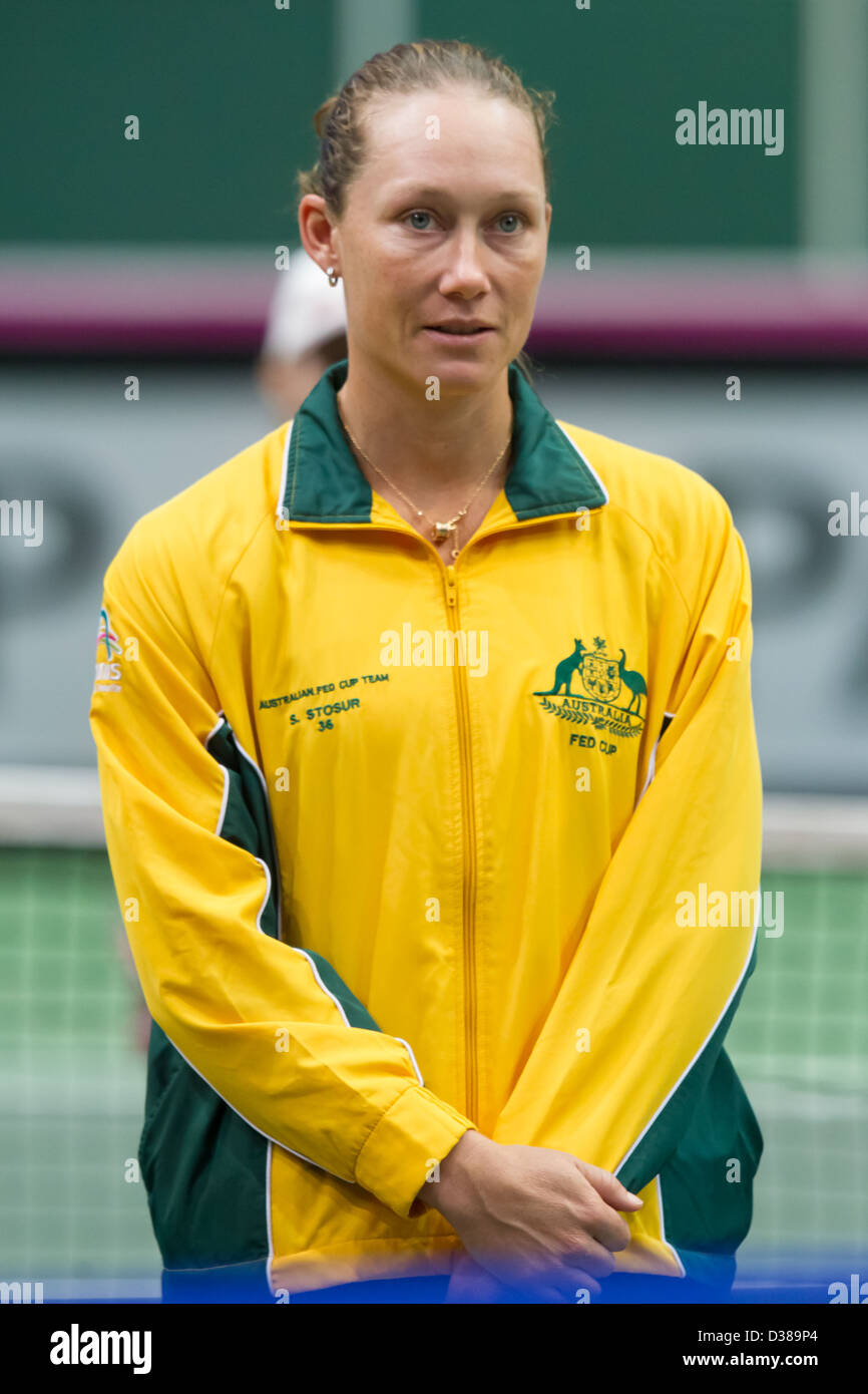 Australia's Samantha Stosur during 1st round Fed Cup match between Czech Republic and Australia in Ostrava Czech Republic Stock Photo