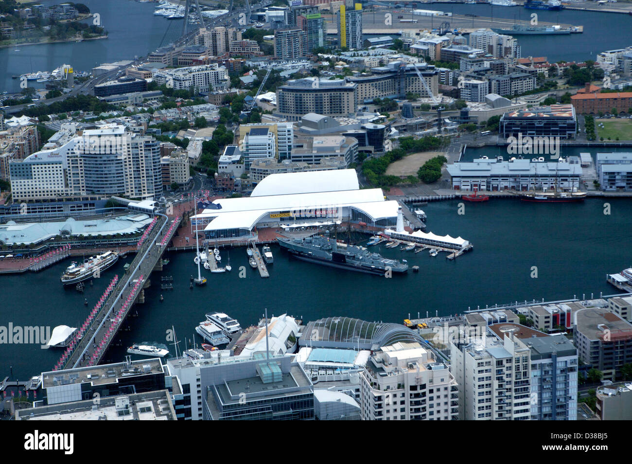 The view of downtown Sydney as seen from the Sydney Towers observation ...