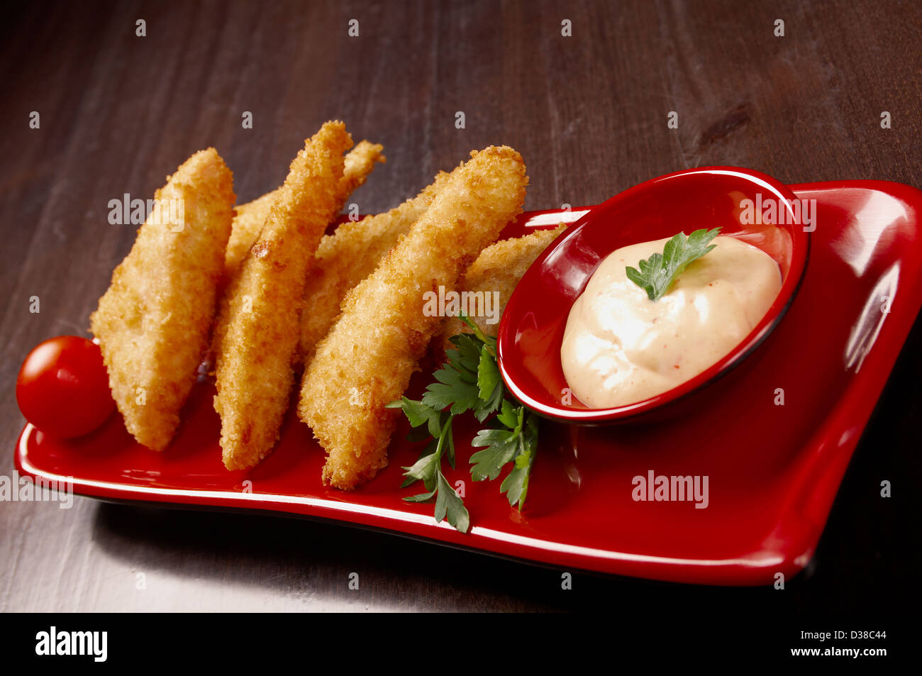 Japanese Tempura salmon Stock Photo Alamy