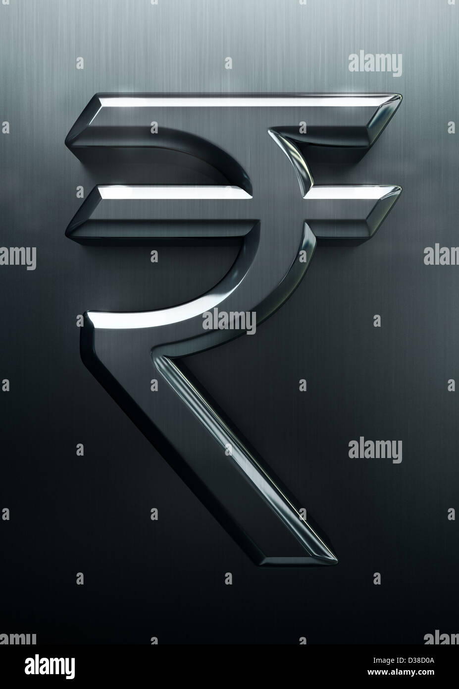 Illustrative image of rupee sign Stock Photo