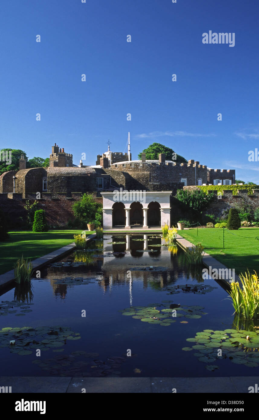 Walmer Castle and Gardens, Walmer, near Deal, Kent, England Stock Photo