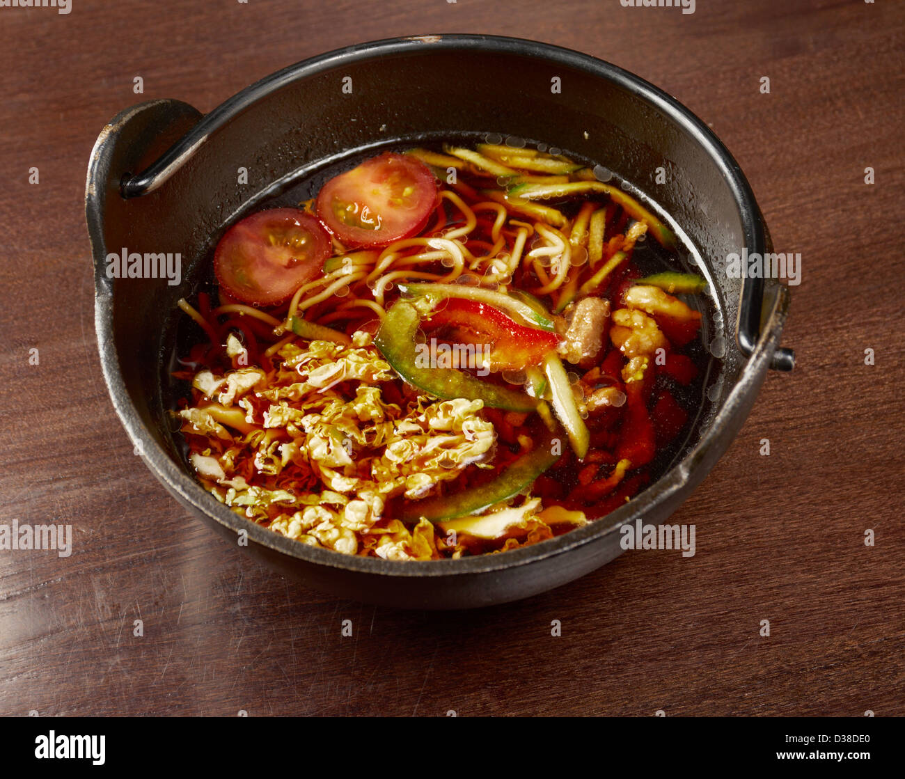 Chinese meat soup with vegetables.chinese cuisine Stock Photo - Alamy
