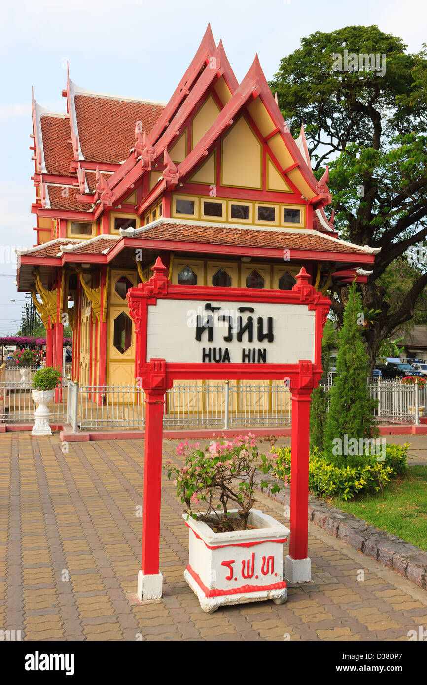 Hua Hin Railway Station, one of the most beautiful railway stations in