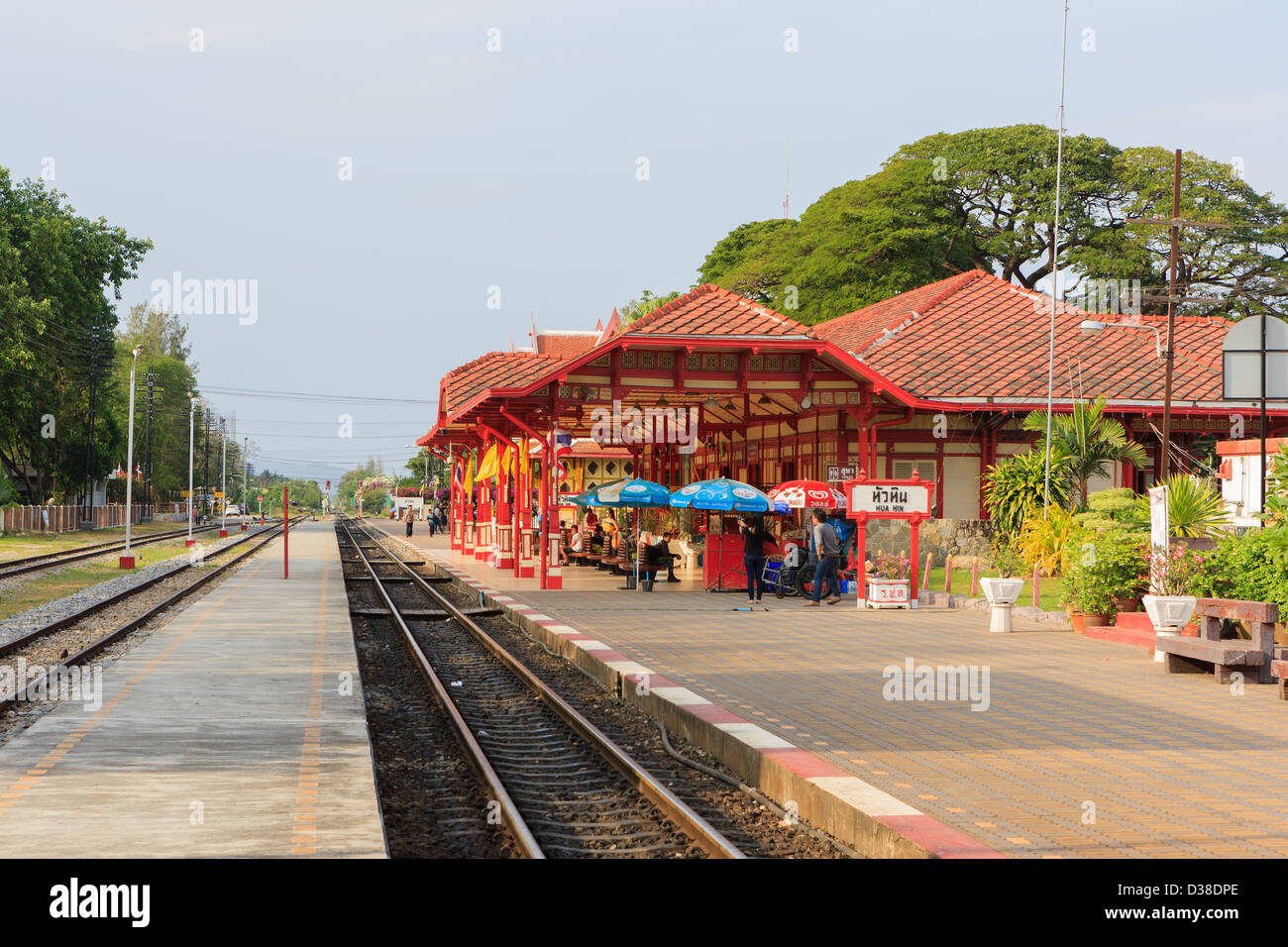 Hua Hin Railway Station, one of the most beautiful railway stations in