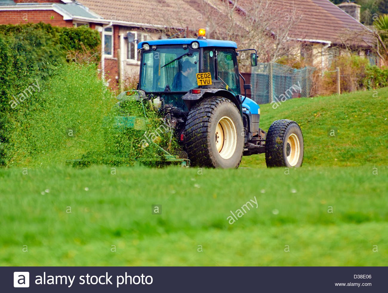 Grass Cutting Tractor High Resolution Stock Photography and Images Alamy