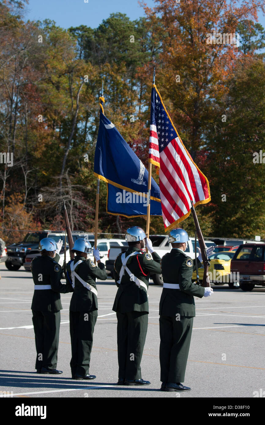 Junior ROTC Color Guard Stock Photo - Alamy