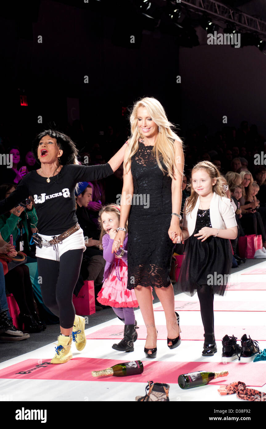 Betsey with her daughter and granddaughters at Betsey Johnson's FW 13 ...