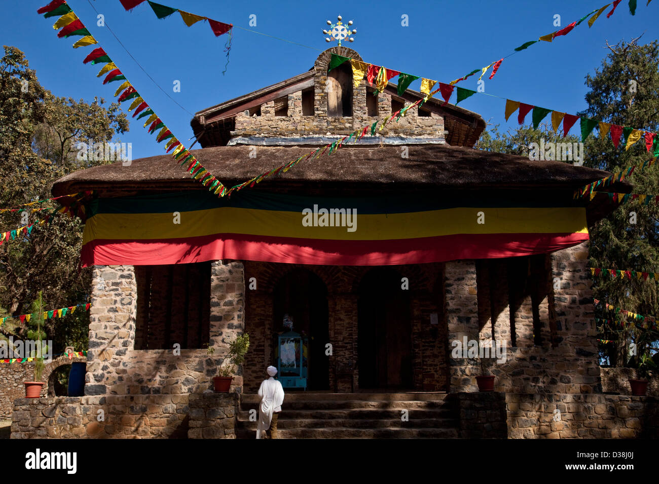 Debre Birhan Selassie Church, Gondar, Ethiopia Stock Photo - Alamy