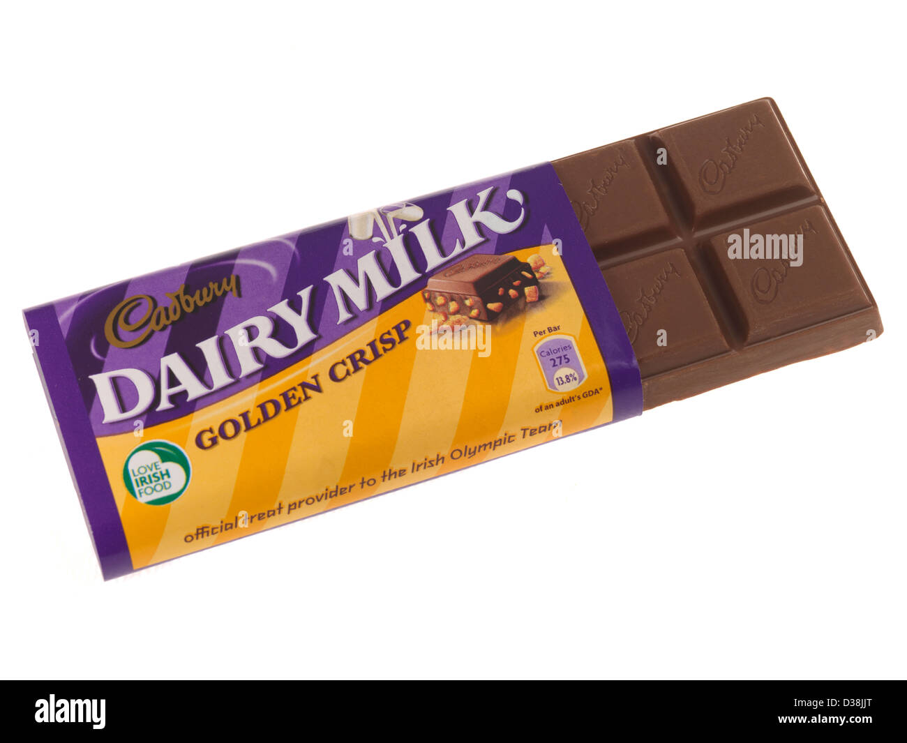 Dairy Milk Golden Crisp Stock Photo Alamy