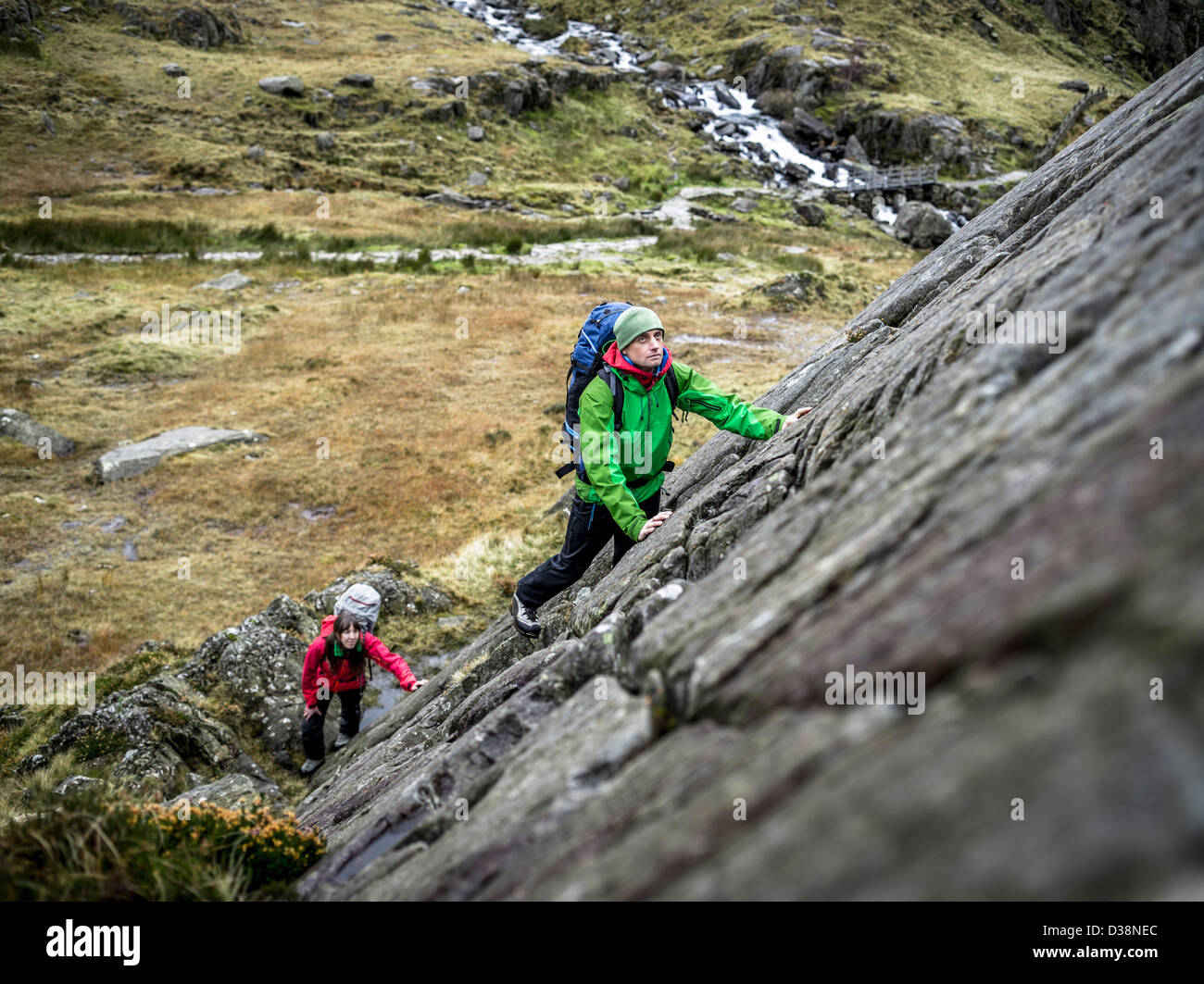 Steep rock face hires stock photography