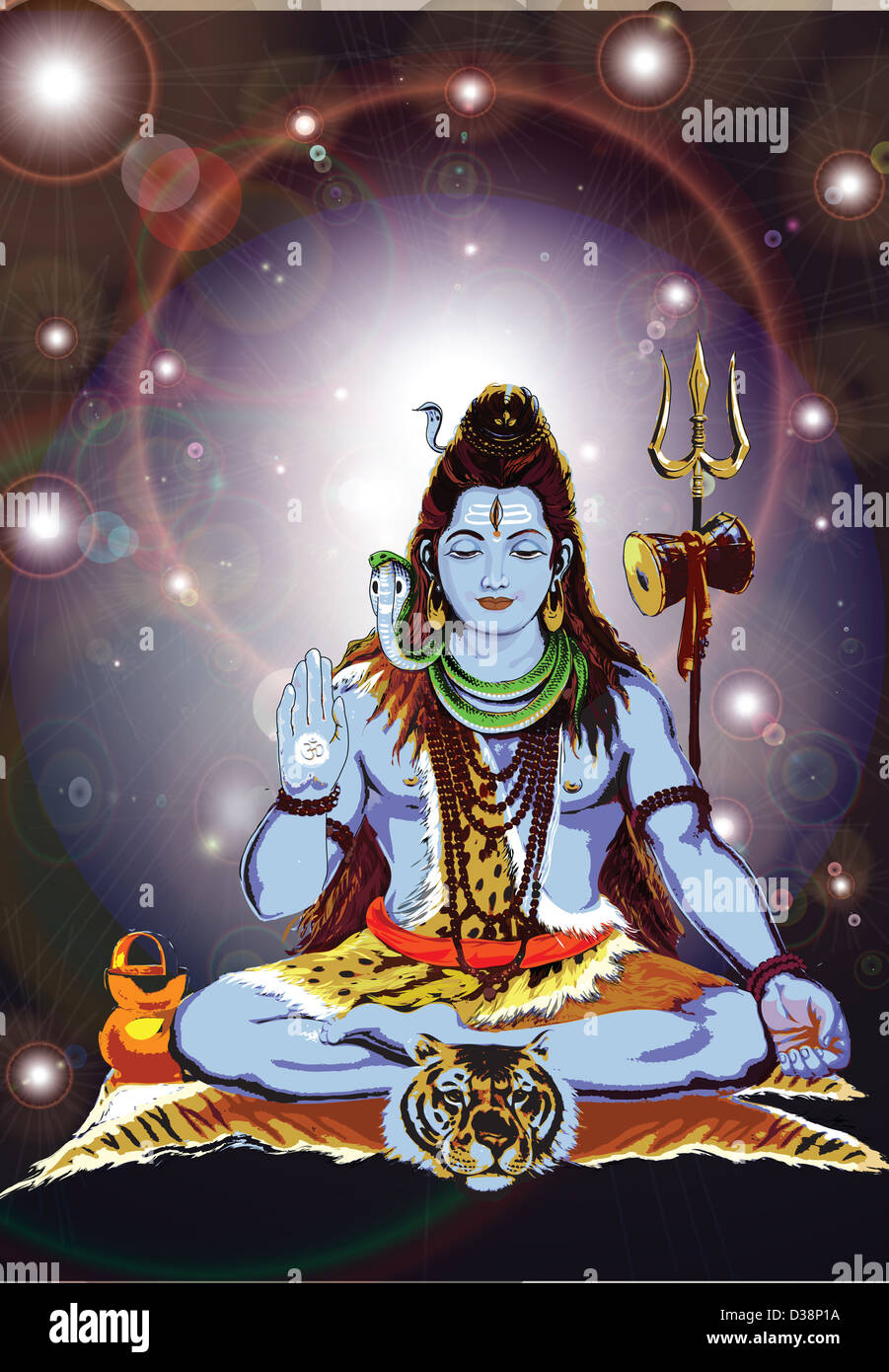 Hindu god Shiva Stock Photo - Alamy