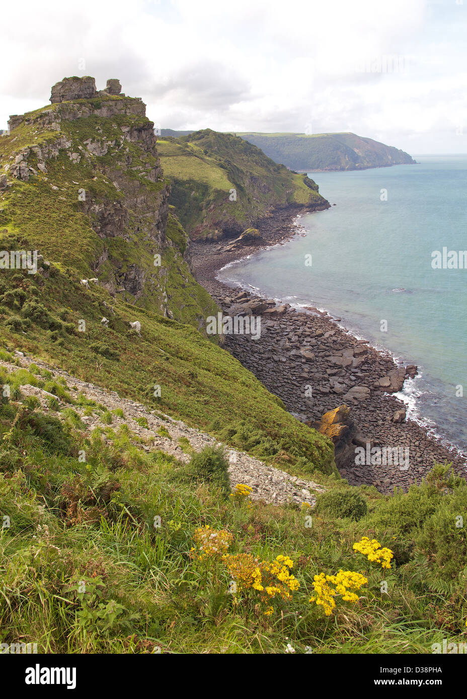 Valley of the Rocks, Exmoor National Park Stock Photo