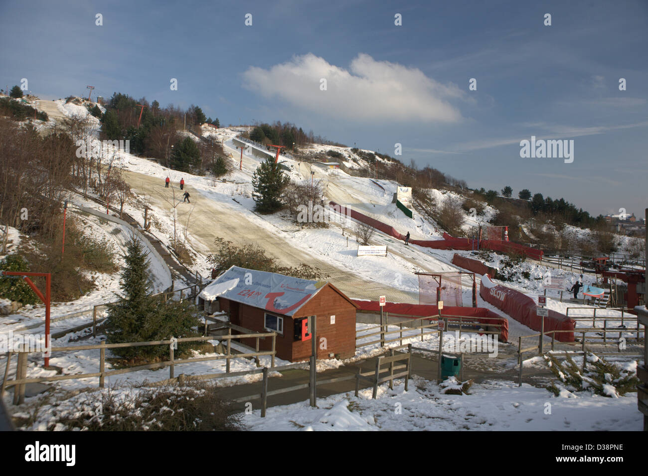 Artificial Ski Slope , Hillsborough , Sheffield Stock Photo Alamy