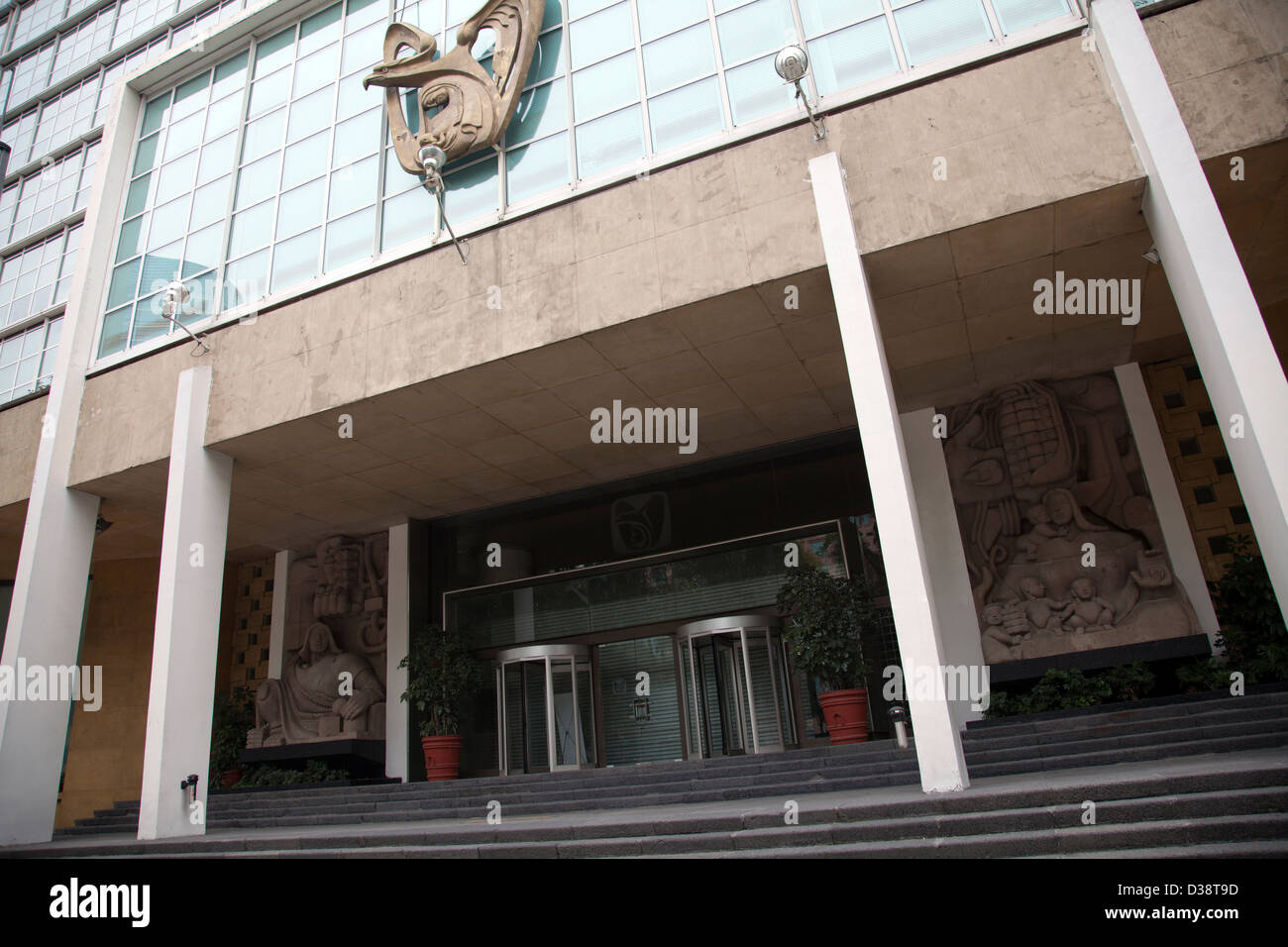 Instituto Mexicano del Seguro Social Building in Mexico City DF Stock Photo