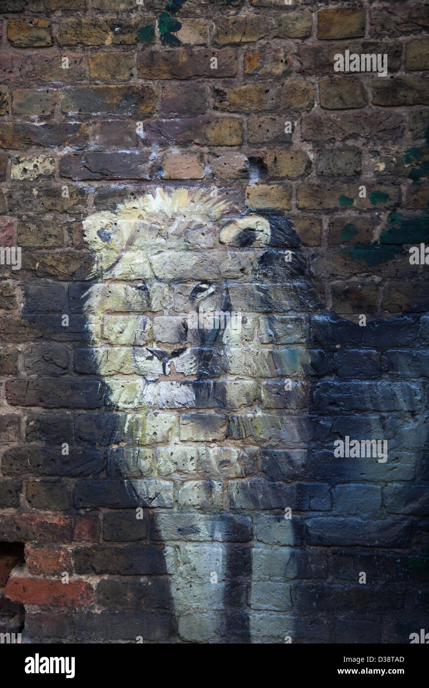 Bromley Zoo wall mural in Kent UK Stock Photo Alamy