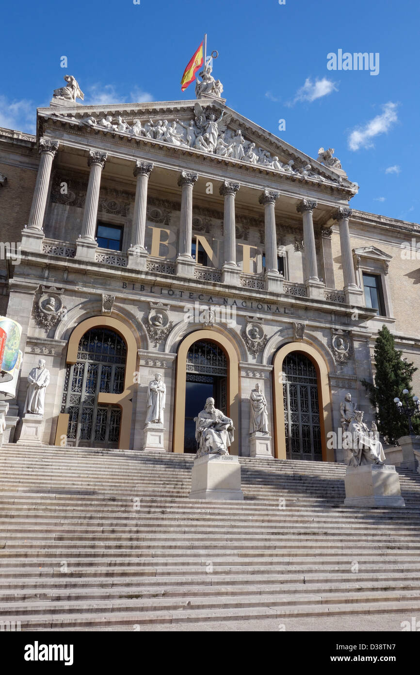 Biblioteca Nacional Madrid High Resolution Stock Photography and Images