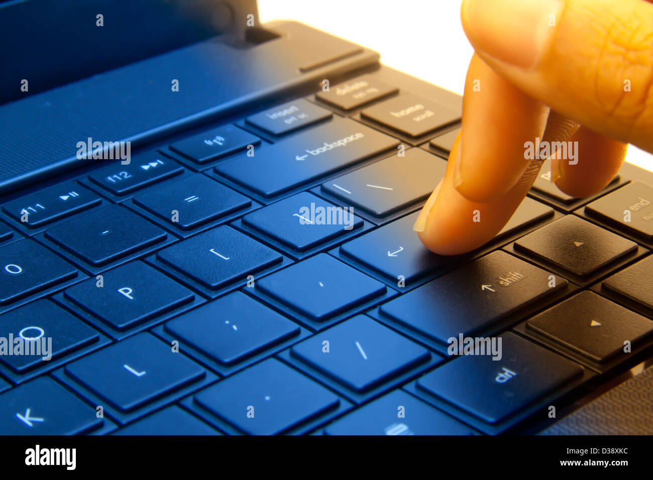 Close up male typing hi-res stock photography and images - Alamy
