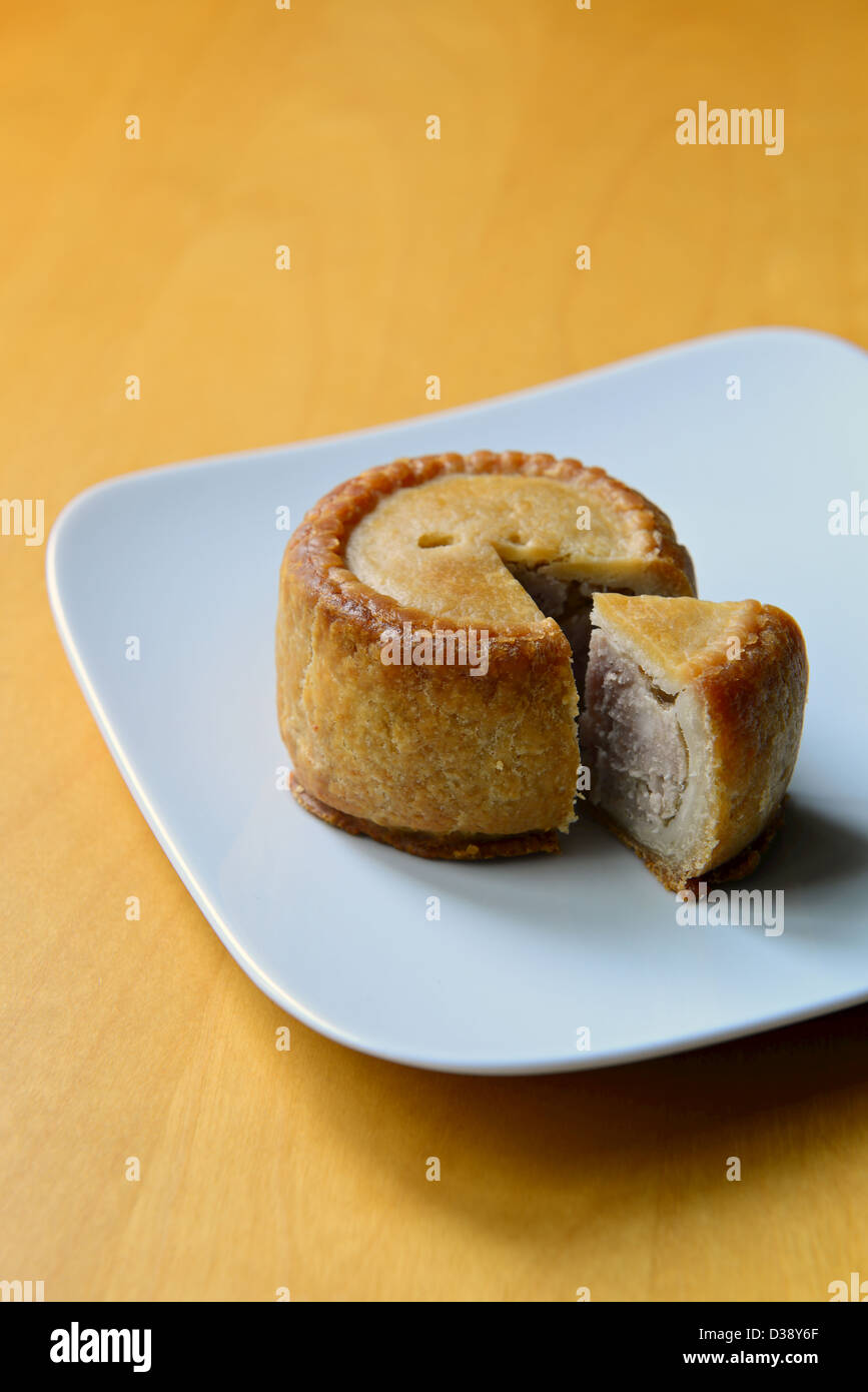 A pork pie Stock Photo