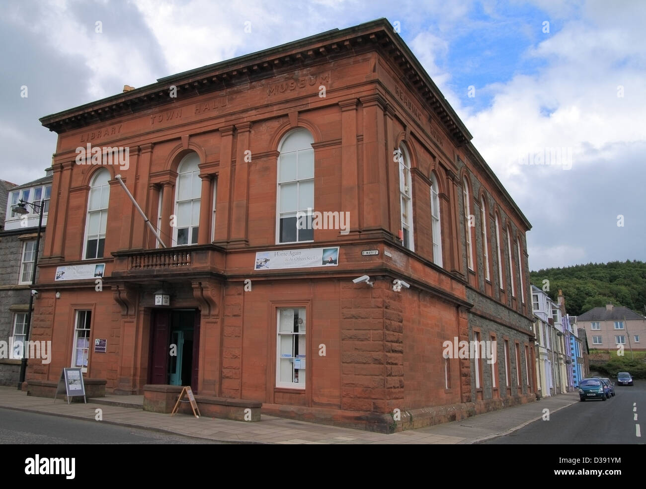 Kirkcudbright Town Hall and Art Gallery, Kirkcudbright, Dumfries and Galloway, Scotland Stock Photo