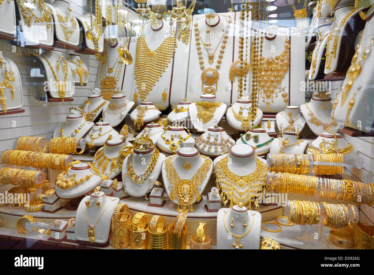 Dubai Gold Souk Market, Dubai, United Arab Emirates Stock Photo - Alamy