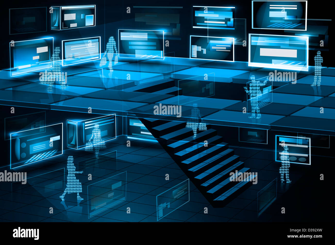 Graphic representation computer network hi-res stock photography and ...