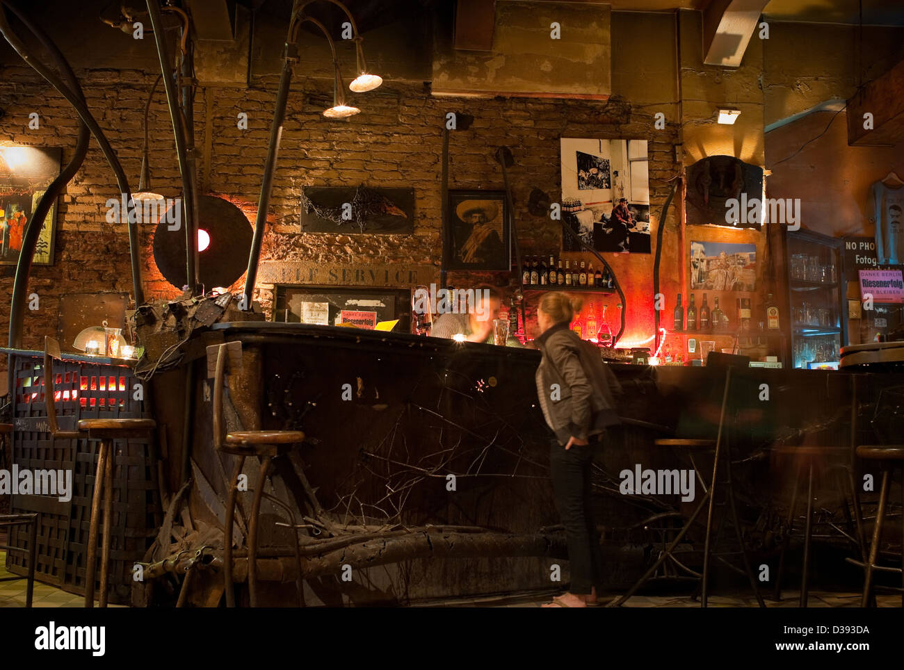 Berlin, Germany, Zapata pub at the Kunsthaus Tacheles Stock Photo