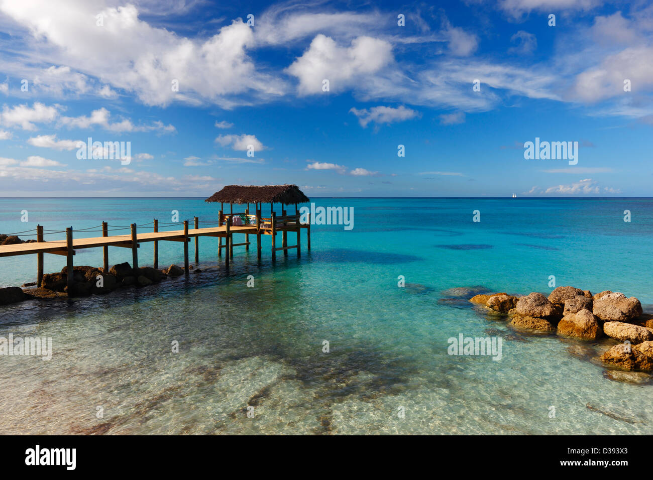 Nassau Bahamas, Compass Point Stock Photo