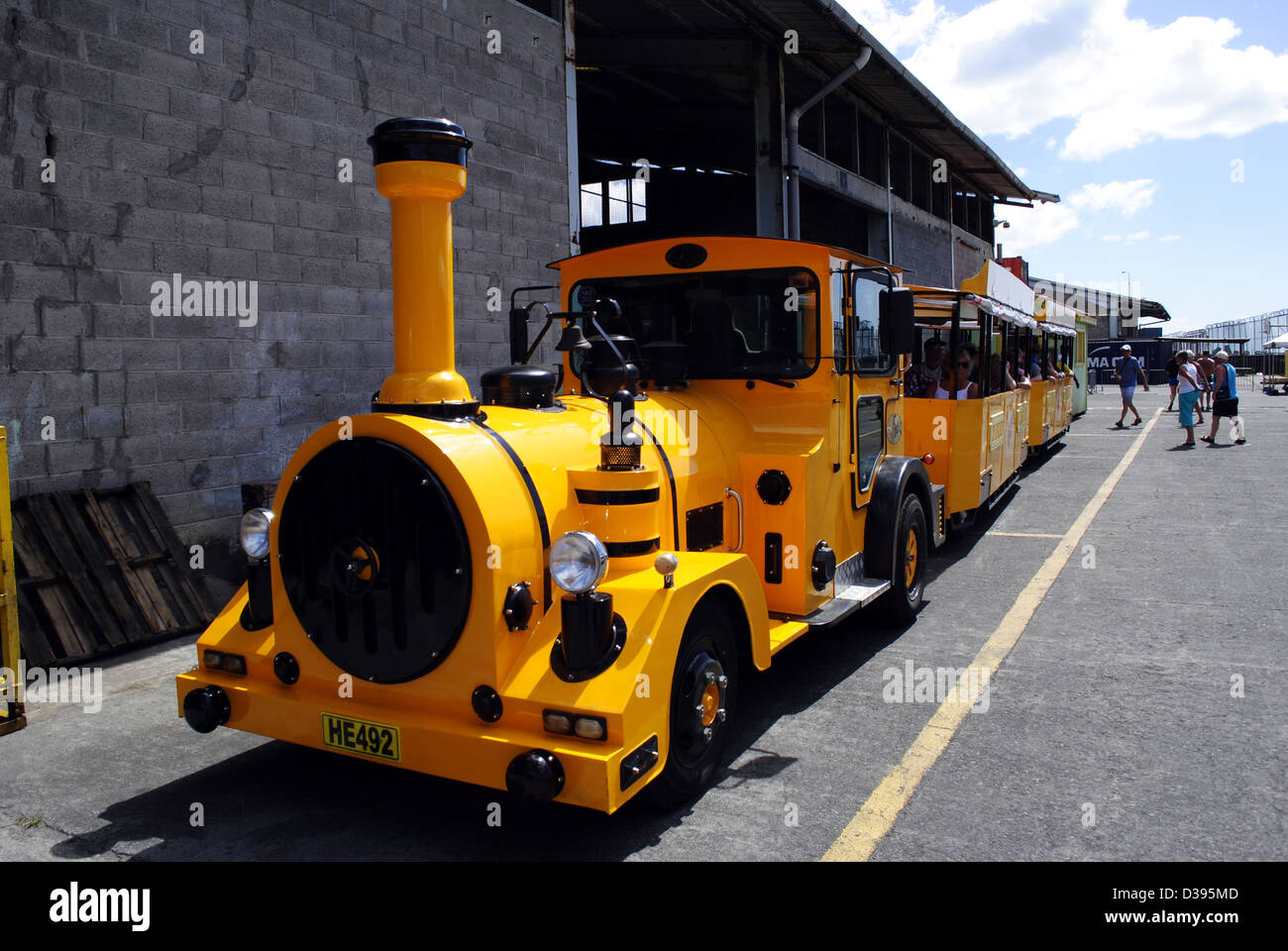 Tourist train in Dominica Stock Photo Alamy