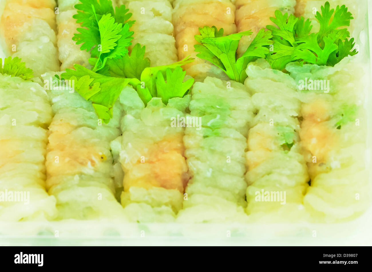 Minced fish Stock Photo