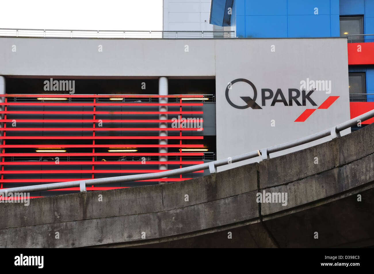 Multi-storey car park in Glasgow, Scotland, UK Stock Photo