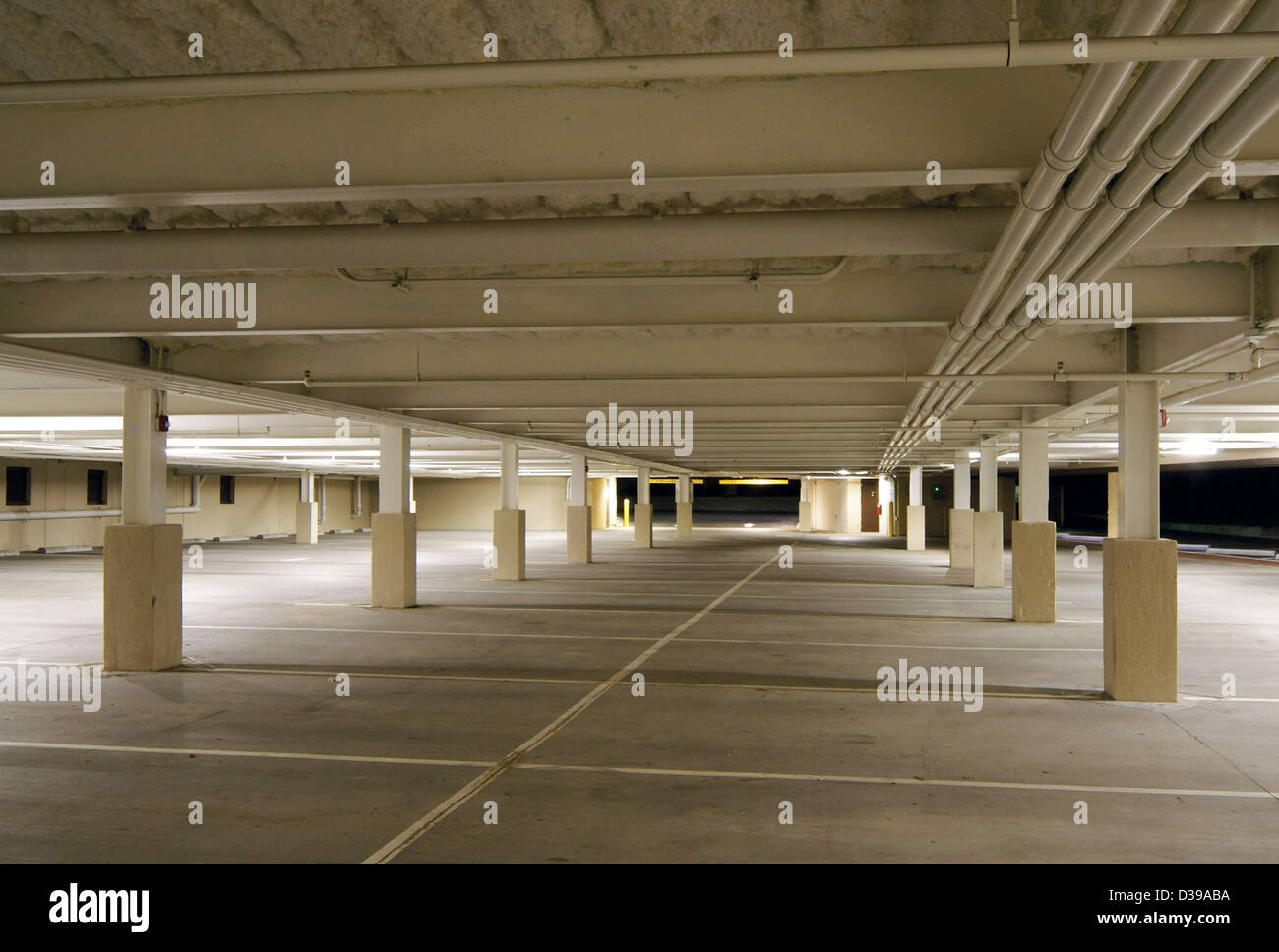Empty carpark hi-res stock photography and images - Alamy