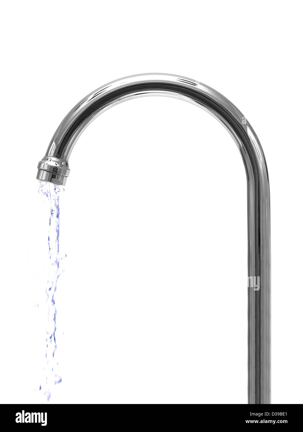 Water faucets isolated against a white background Stock Photo Alamy